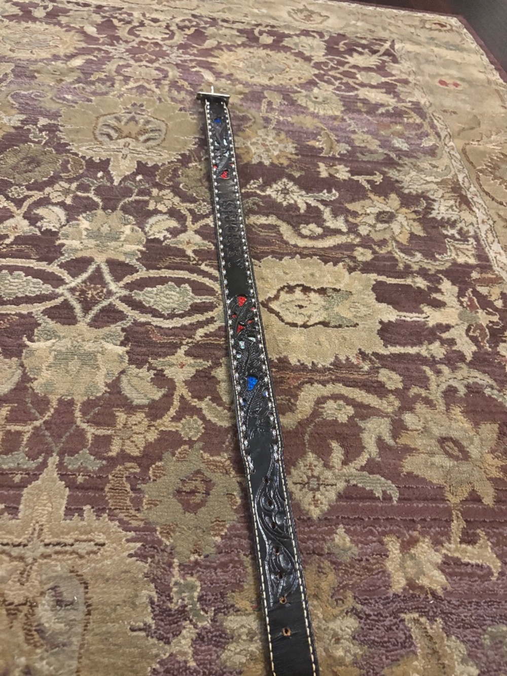 Stylish leather belt